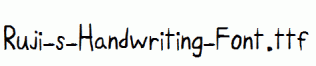 Ruji-s-Handwriting-Font.ttf