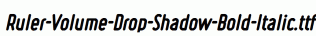 Ruler-Volume-Drop-Shadow-Bold-Italic.ttf