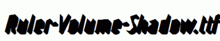 Ruler-Volume-Shadow.ttf