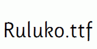 Ruluko.ttf