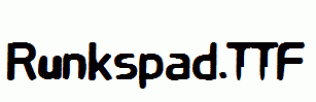 Runkspad.ttf