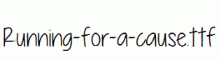 Running-for-a-cause.ttf