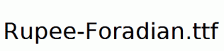 Rupee-Foradian.ttf