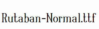 Rutaban-Normal.ttf