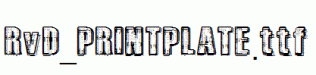 RvD_PRINTPLATE.ttf