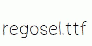 regosel.ttf