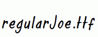 regularJoe.ttf