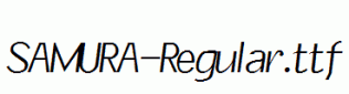 SAMURA-Regular.ttf