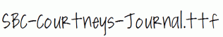 SBC-Courtneys-Journal.ttf