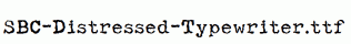 SBC-Distressed-Typewriter.ttf