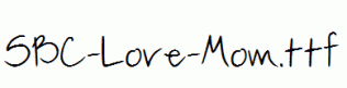 SBC-Love-Mom.ttf