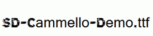 SD-Cammello-Demo.ttf