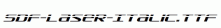 SDF-Laser-Italic.ttf