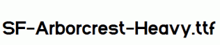 SF-Arborcrest-Heavy.ttf