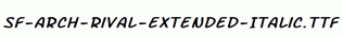 SF-Arch-Rival-Extended-Italic.ttf