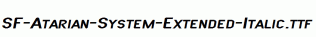 SF-Atarian-System-Extended-Italic.ttf