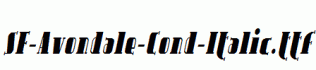 SF-Avondale-Cond-Italic.ttf