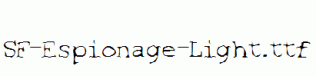 SF-Espionage-Light.ttf