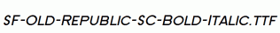 SF-Old-Republic-SC-Bold-Italic.ttf