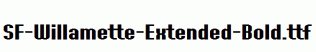 SF-Willamette-Extended-Bold.ttf