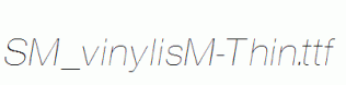 SM_vinylisM-Thin.ttf