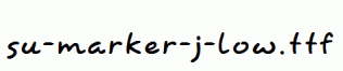 SU-Marker-J-Low.ttf