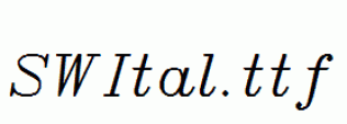 SWItal.ttf