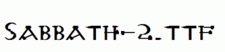 Sabbath-2.ttf