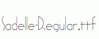 Sadelle-Regular.ttf