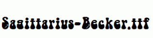 Sagittarius-Becker.ttf