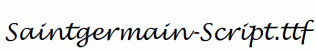 Saintgermain-Script.ttf