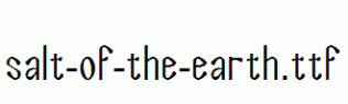 Salt-of-the-Earth.ttf