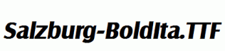 Salzburg-BoldIta.ttf