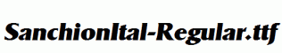 SanchionItal-Regular.ttf