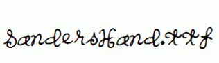 SandersHand.ttf