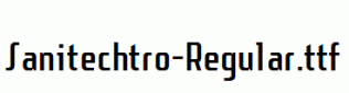 Sanitechtro-Regular.ttf