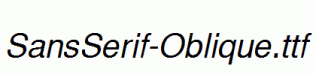 SansSerif-Oblique.ttf