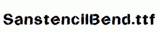 SanstencilBend.ttf