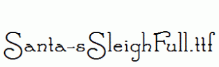 Santa-sSleighFull.ttf