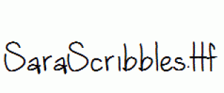 SaraScribbles.ttf