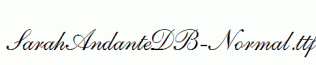SarahAndanteDB-Normal.ttf