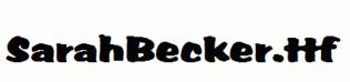 SarahBecker.ttf
