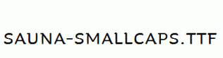 Sauna-SmallCaps.ttf