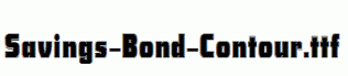 Savings-Bond-Contour.ttf