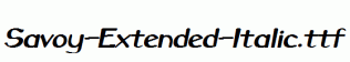 Savoy-Extended-Italic.ttf