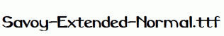 Savoy-Extended-Normal.ttf