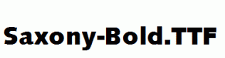 Saxony-Bold.ttf