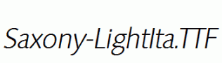 Saxony-LightIta.ttf