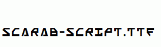 Scarab-Script.ttf