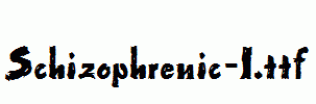 Schizophrenic-1.ttf